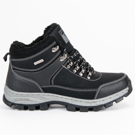 Arrigo Bello Kozačky na lov z ovčí kůže černá