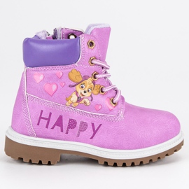 Trapper dog hlídka fialový Trapper dog hlídka fialový