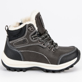 Arrigo Bello Chlapčenské boty s ovčí kůží šedá Arrigo Bello Chlapčenské boty s ovčí kůží šedá