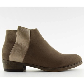 Jodhpur boty béžová 88861 Khaki béžový