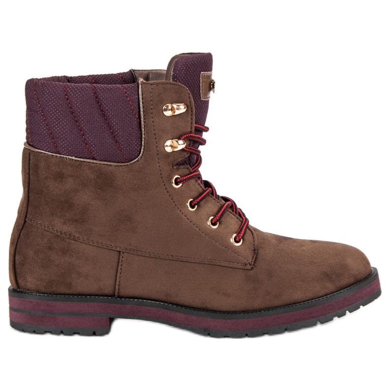 Ideal Shoes De-2750br hnědý