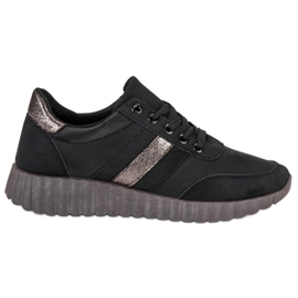 Kylie Černé módní tenisky černý