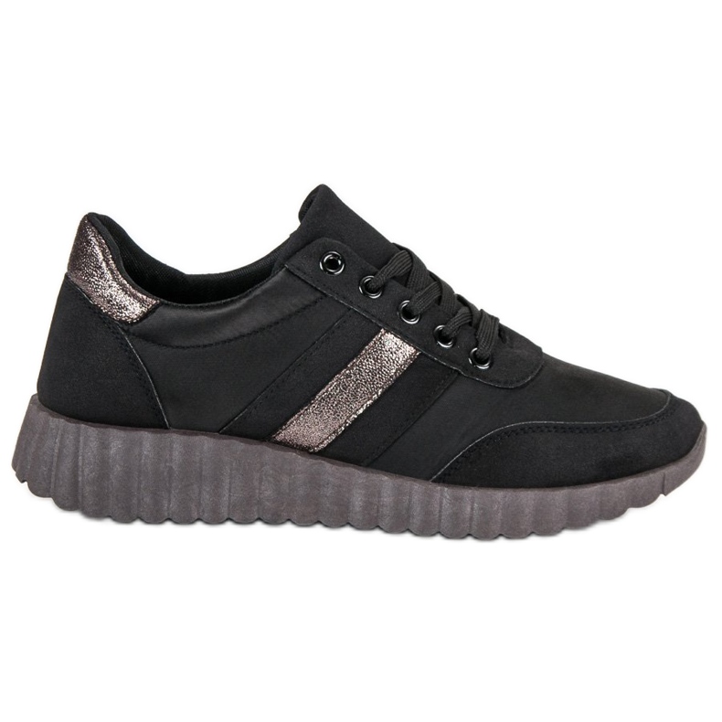 Kylie Černé módní tenisky černá