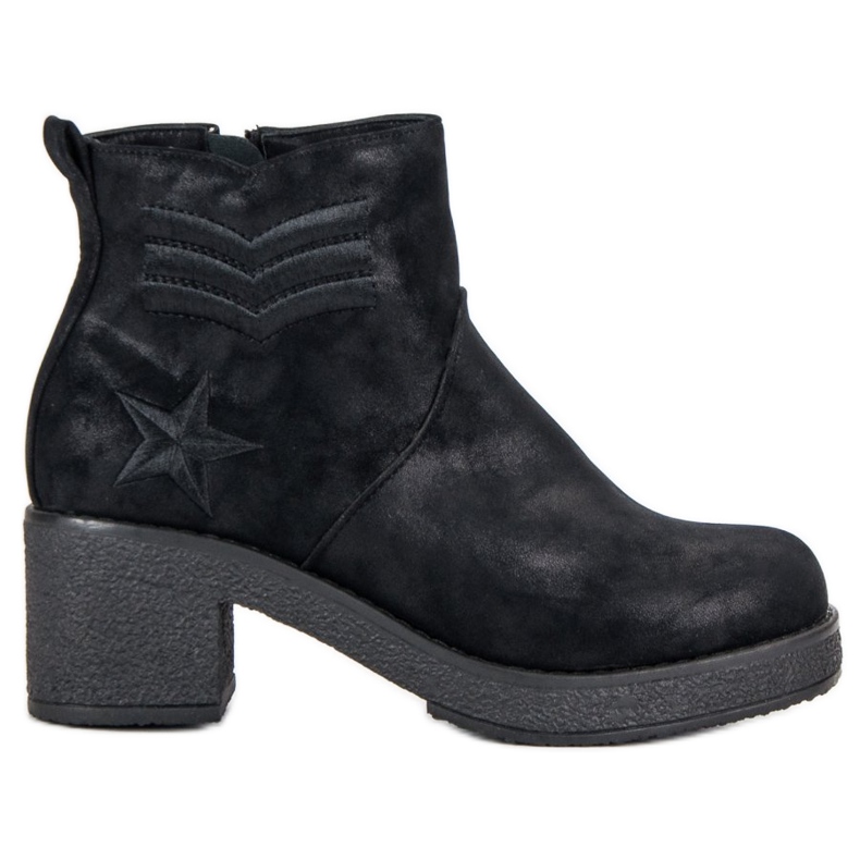 Kylie Vojenské dámské boty černá