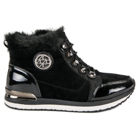 Aclys Módní vázané tenisky černá