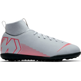 Kopačky Nike Mercurial Superfly X 6 Club Tf Jr AH7345 060 bílé bílý bílý