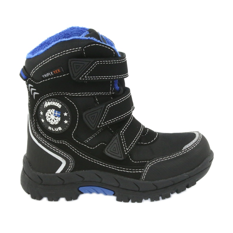 American Club Boty s membránou American 0926 černé černá modrý