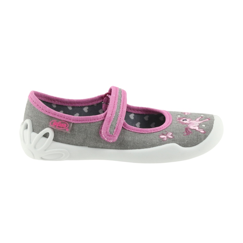 Dětská obuv Befado 114X325 šedá růžový