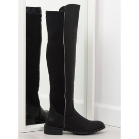 Důstojníci s elastickou horní černou černou 7533-PG černá