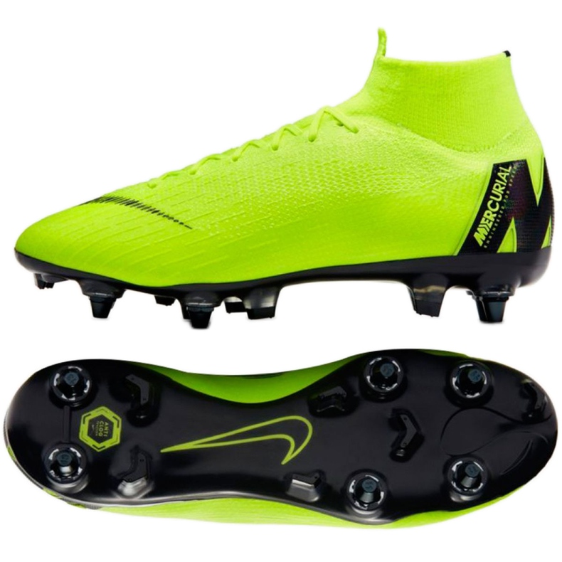 Kopačky Nike Mercurial Superfly 6 Elite SG-Pro M AH7366-701 zelená zelená Kopačky Nike Mercurial Superfly 6 Elite SG-Pro M AH7366-701 zelená zelená