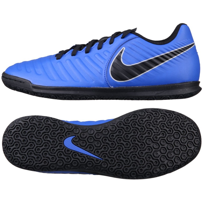 Sálová obuv Nike Tiempo LegendX 7 Club Ic M AH7245-400 modrý modrý