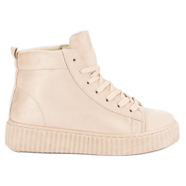 Wilady Tenisky Nad kotníkem hnědý