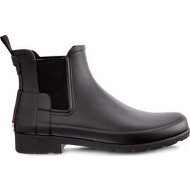 Hunter Dámský originální vylepšený Chelsea Black černá