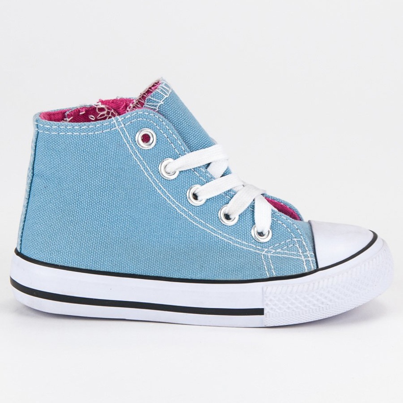 Vysoké modré tenisky modrý