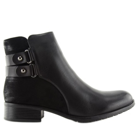 Černé kozačky Jodhpur M263 Black černý