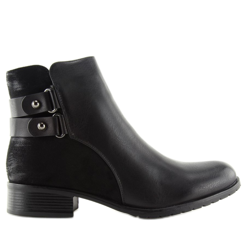 Černé kozačky Jodhpur M263 Black černá