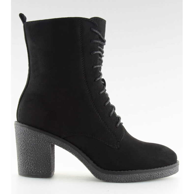 Kraťasy vysoké podpatky černé 3638 černé černá