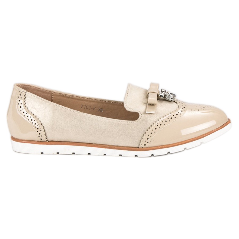 SDS Módní mokasíny hnědý