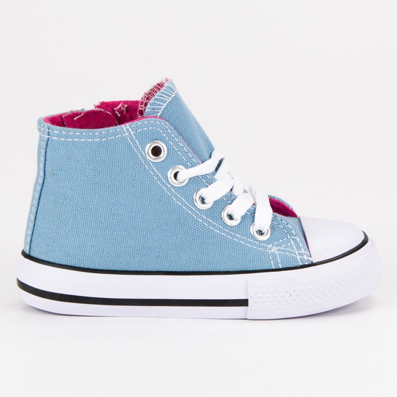 Modré vysoké tenisky modrý