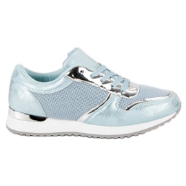 Módní sportovní obuv modrý