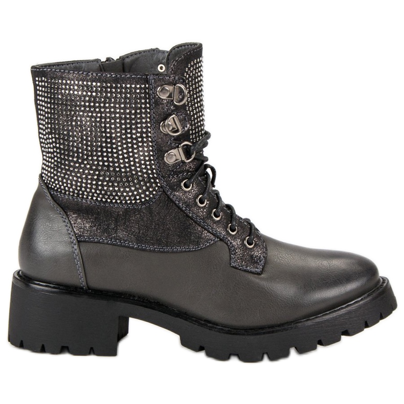 Ideal Shoes Přicházející pracovníci na platformě zelená