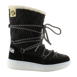 Dětské sněhové boty eskimoski k1646102 Negro černý