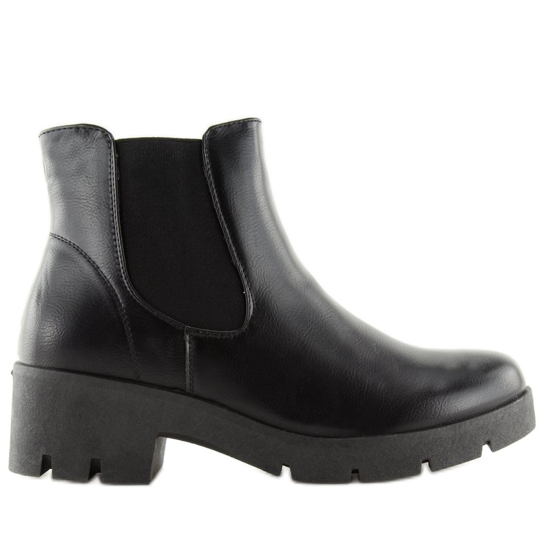 Černé černé boty pro ženy Jodhpur boty 9996-3 černé černá Černé černé boty pro ženy Jodhpur boty 9996-3 černé černá
