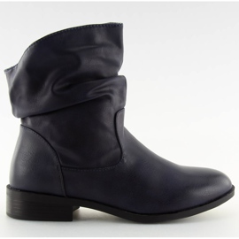 Navy blue dámské boty 1127-PA DK.BLUE námořnická modř