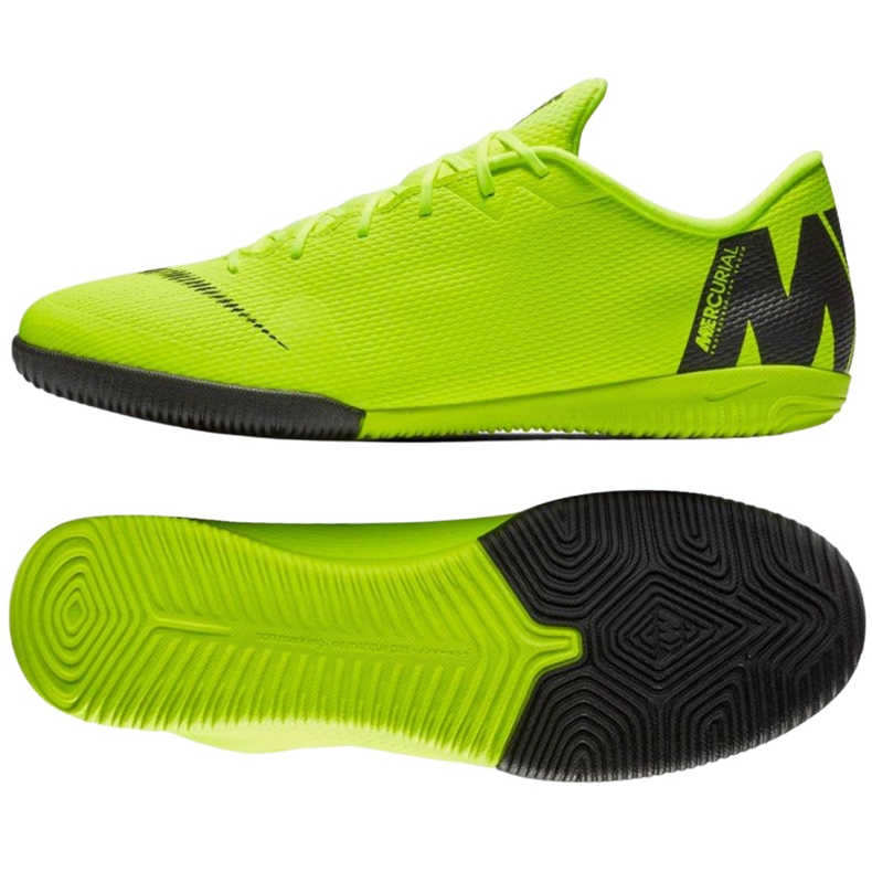 Sálová obuv Nike Mercurial Vapor 12 Academy Ic M AH7383-701 vícebarevný zelená Sálová obuv Nike Mercurial Vapor 12 Academy Ic M AH7383-701 vícebarevný zelená