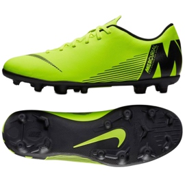 Kopačky Nike Mercurial Vapor 12 Club Mg M AH7378-701 zelená zelená Kopačky Nike Mercurial Vapor 12 Club Mg M AH7378-701 zelená zelená