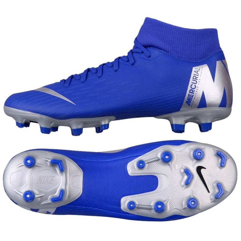 Kopačky Nike Mercurial Superfly 6 Academy FG / MG M AH7362-400 vícebarevný modrý Kopačky Nike Mercurial Superfly 6 Academy FG / MG M AH7362-400 vícebarevný modrý