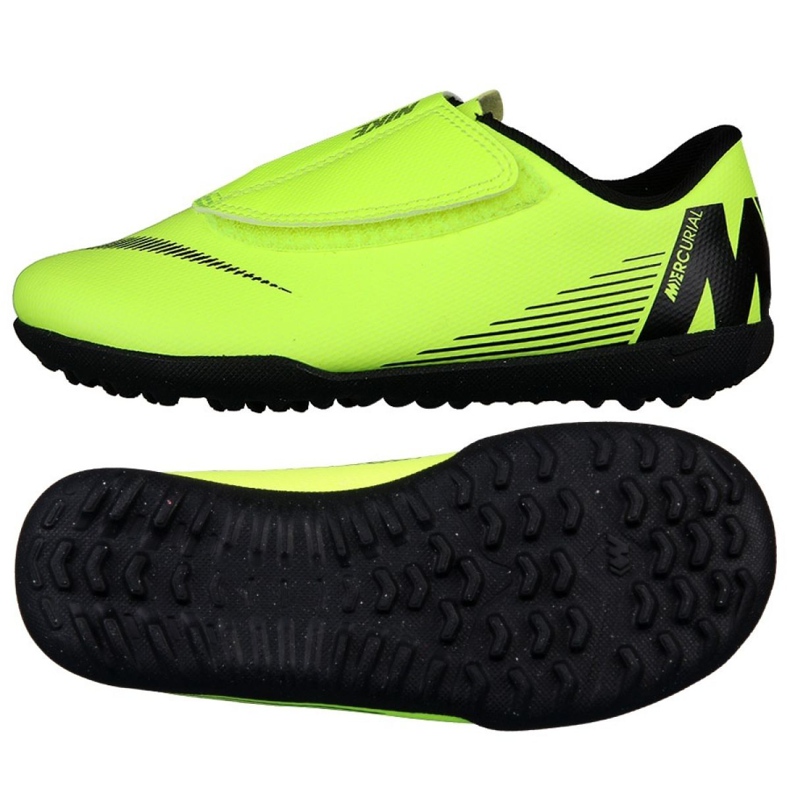 Kopačky Nike Mercurial Vapor 12 Club Tf Jr AH7357-701 zelená zelená