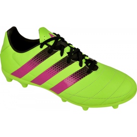 Kopačky Adidas Ace 16.3 FG / AG M Leather AF5162 zelený zelený