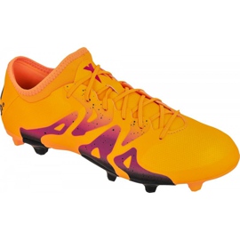 Kopačky Adidas X 15.2 FG / AG M S74672 pomerančový pomerančový