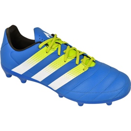 Kopačky Adidas Ace 16.3 FG / AG M Leather AF5163 modrý modrý