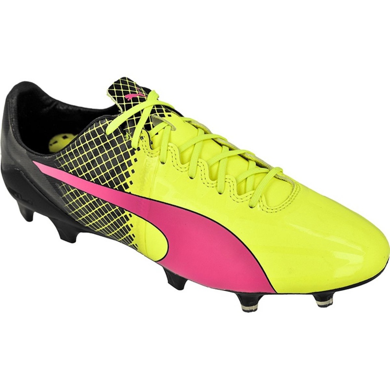 Kopačky Puma evoSPEED 5.5 Tricks Fg M 10359601 žlutá, žlutá, růžová žlutá