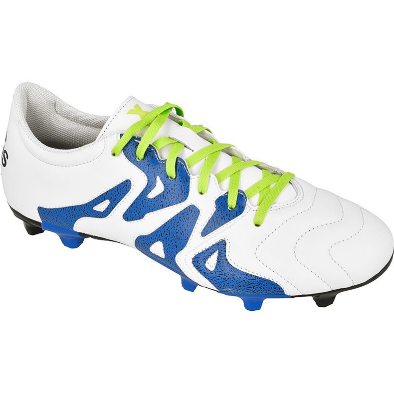 Kopačky Adidas X 15.3 FG / AG M Leather S74641 bílý