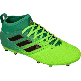 Kopačky Adidas Ace 17.3 Fg Jr BB1027 zelený zelený