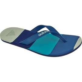 Pantofle Adidas Eezay Striped Thong M BA8808 námořnická modř modrý