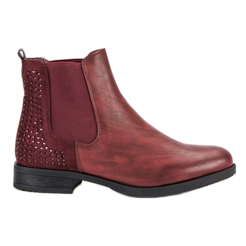 Seastar Elegantní boty Jodhpur červené