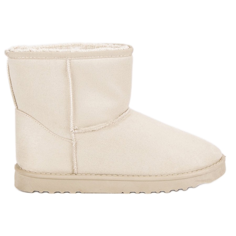 Semišové sněhové boty hnědý Semišové sněhové boty hnědý