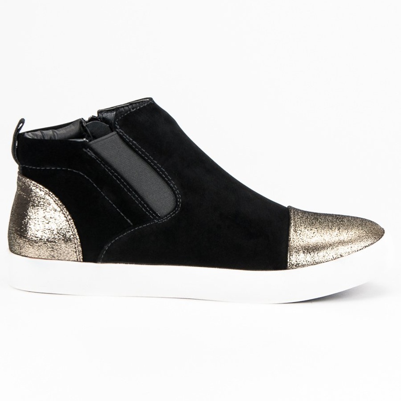 J. Star Elegantní dámské tenisky černá žlutá