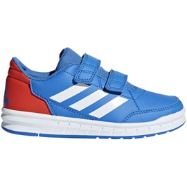 Boty Adidas AltaSport Cf Jr D96825 modrý