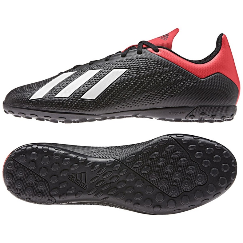 Kopačky Adidas X 18.4 Tf M BB9412 černá černá Kopačky Adidas X 18.4 Tf M BB9412 černá černá