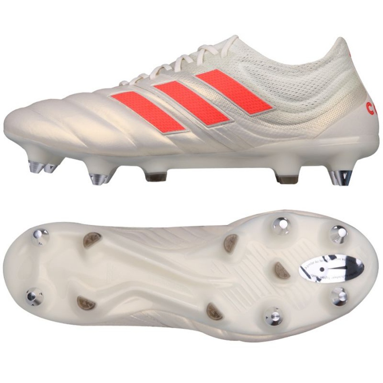 Kopačky Adidas Copa 19.1 SG M F36075 stříbrný