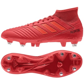 Kopačky Adidas Predator 19.3 Sg M D97958 červené červené Kopačky Adidas Predator 19.3 Sg M D97958 červené červené