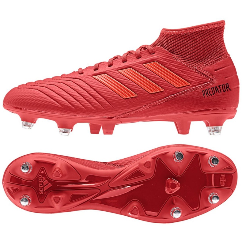 Kopačky Adidas Predator 19.3 Sg M D97958 červené červené