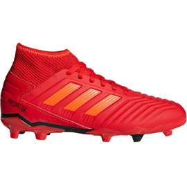 Kopačky Adidas Predator 19.3 Fg Jr CM8534 pomerančový pomerančový