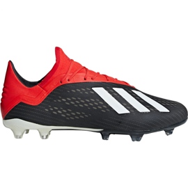 Kopačky Adidas X 18.2 Fg M BB9362 černý černý