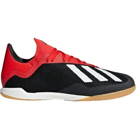 Sálová obuv adidas X 18.3 In M BB9391 černá černá Sálová obuv adidas X 18.3 In M BB9391 černá černá